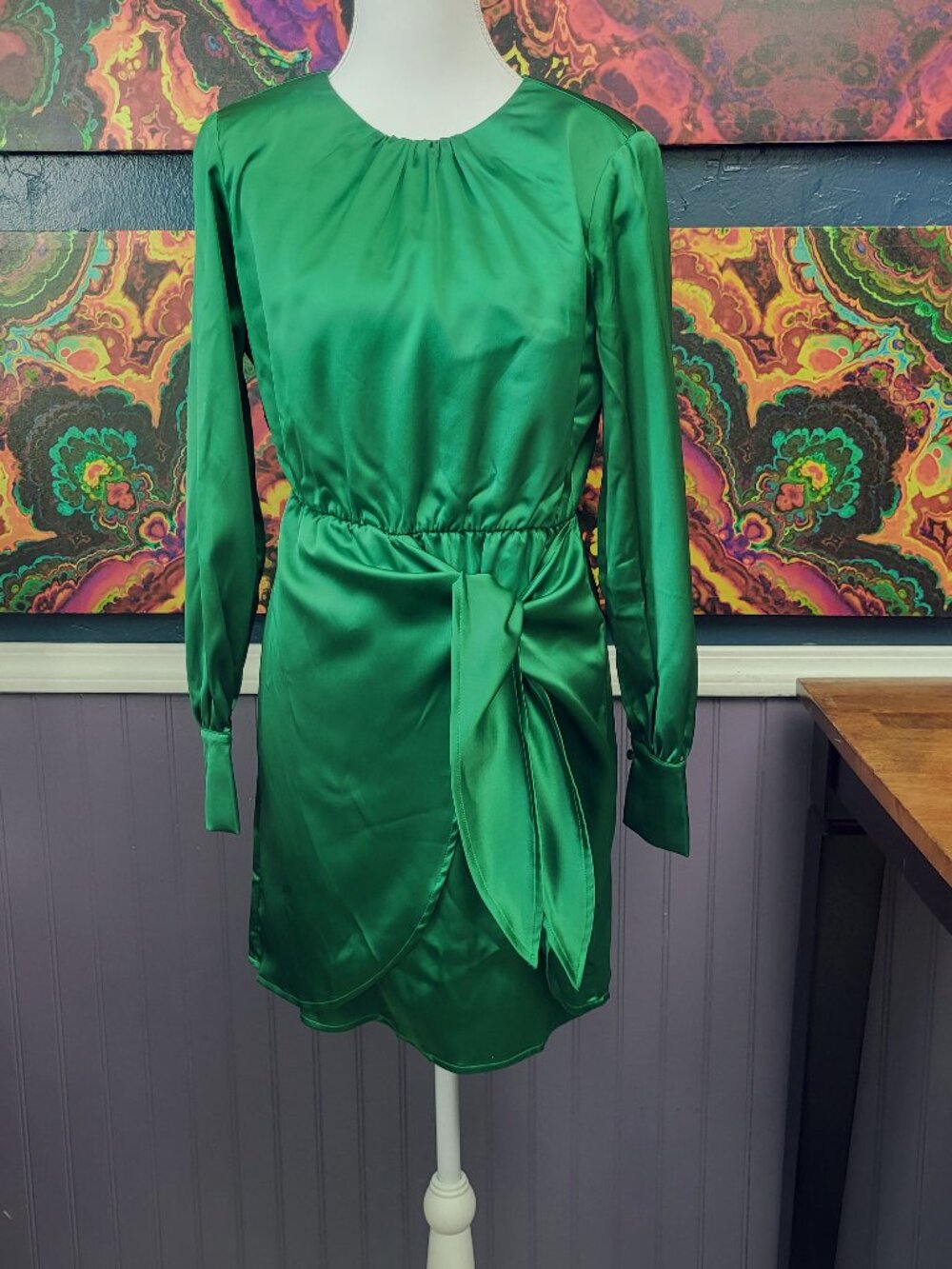 Versona ~ Sz XS ~ Mini Faux Wrap Dress ~ *Good Condition ~ NWT